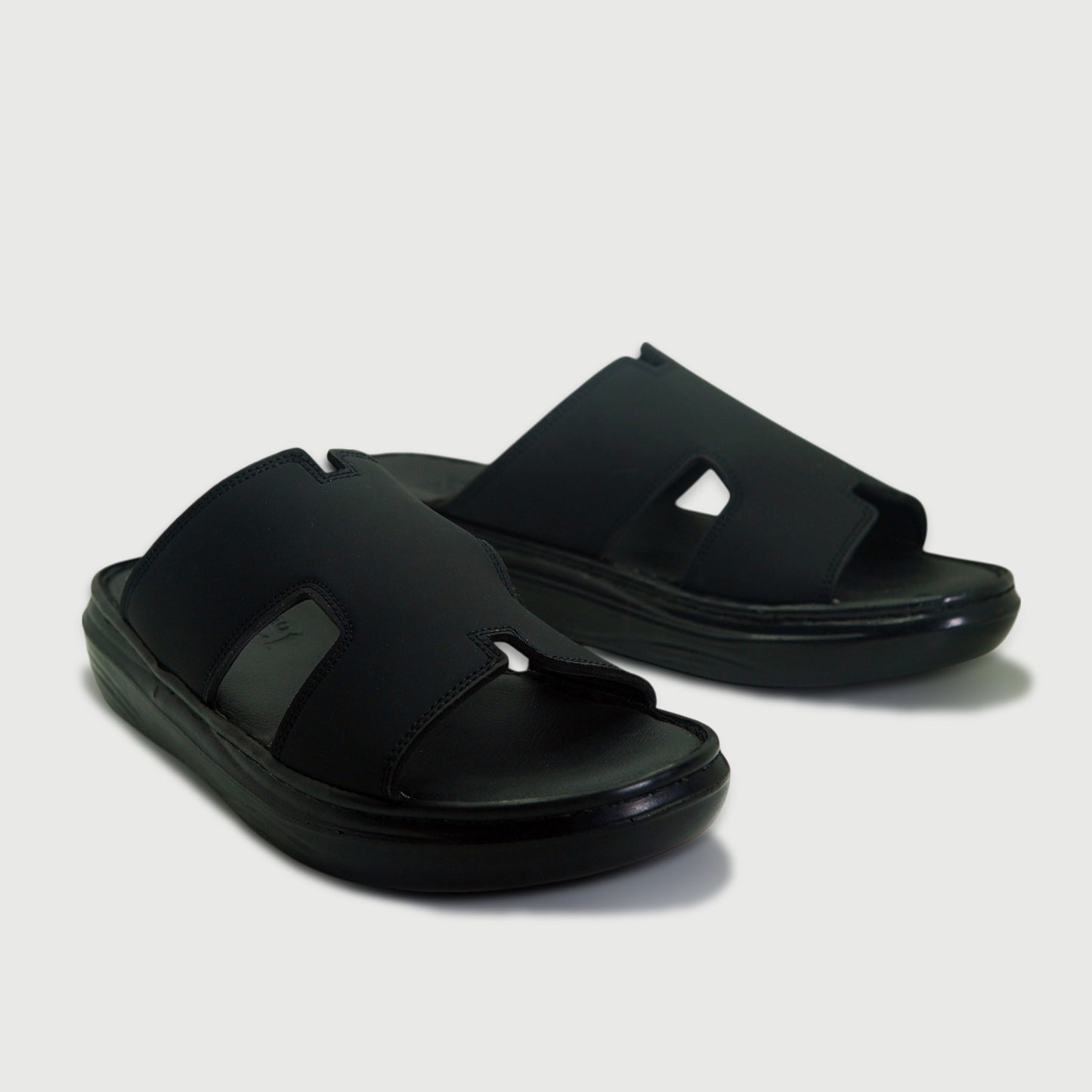 SPENZO - Art.739 "Urban Comfort Slides" - Full Black