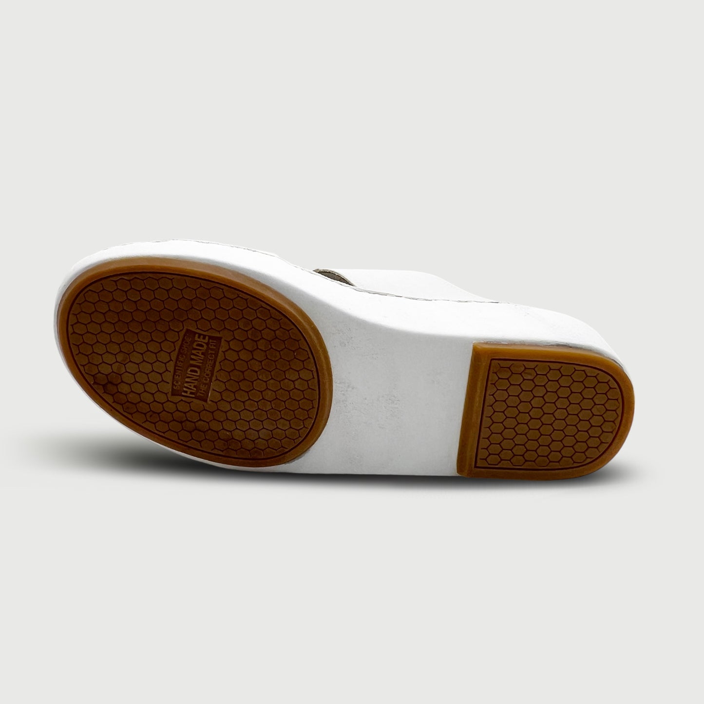 Naurus 139 White - Premium White Cow Leather Arabic Slippers