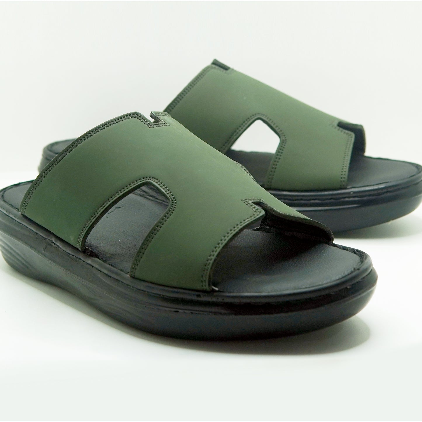 SPENZO - Art.739 "Urban Comfort Slides" - Olive