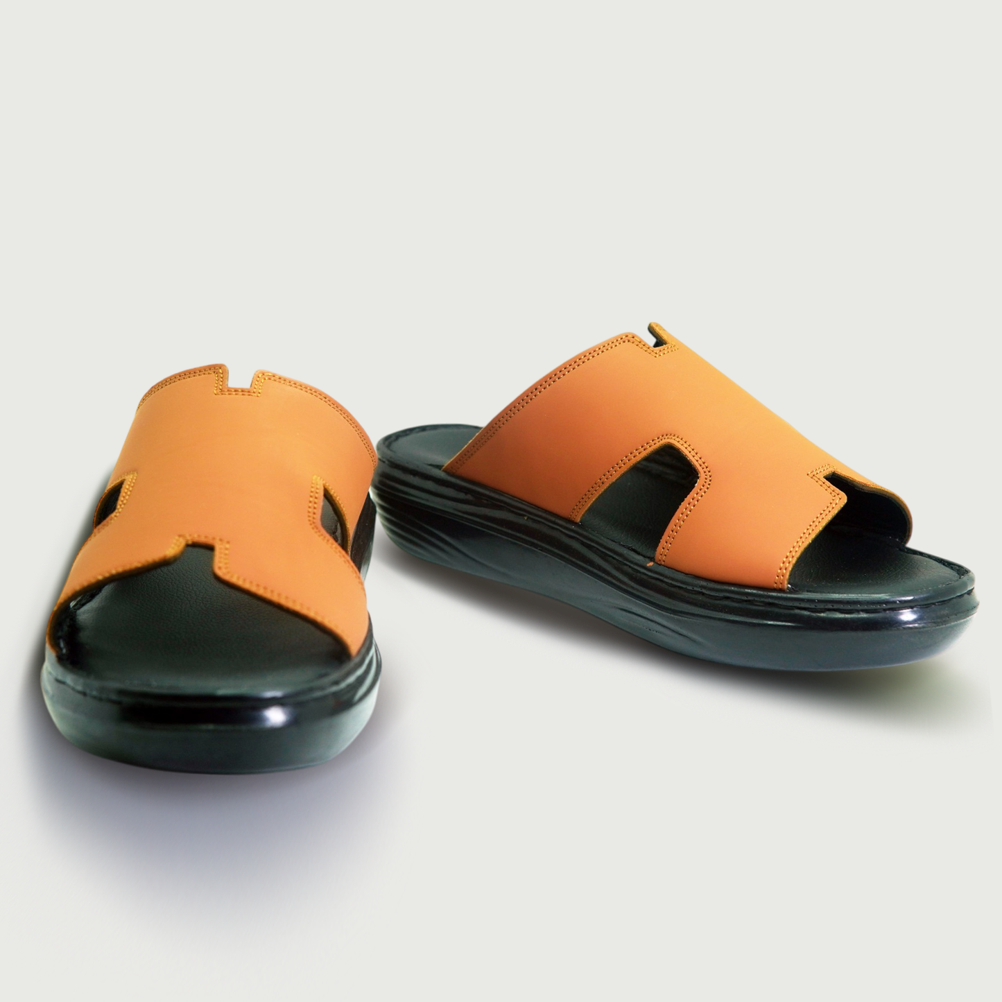 SPENZO - Art.739 "Urban Comfort Slides" - Tan