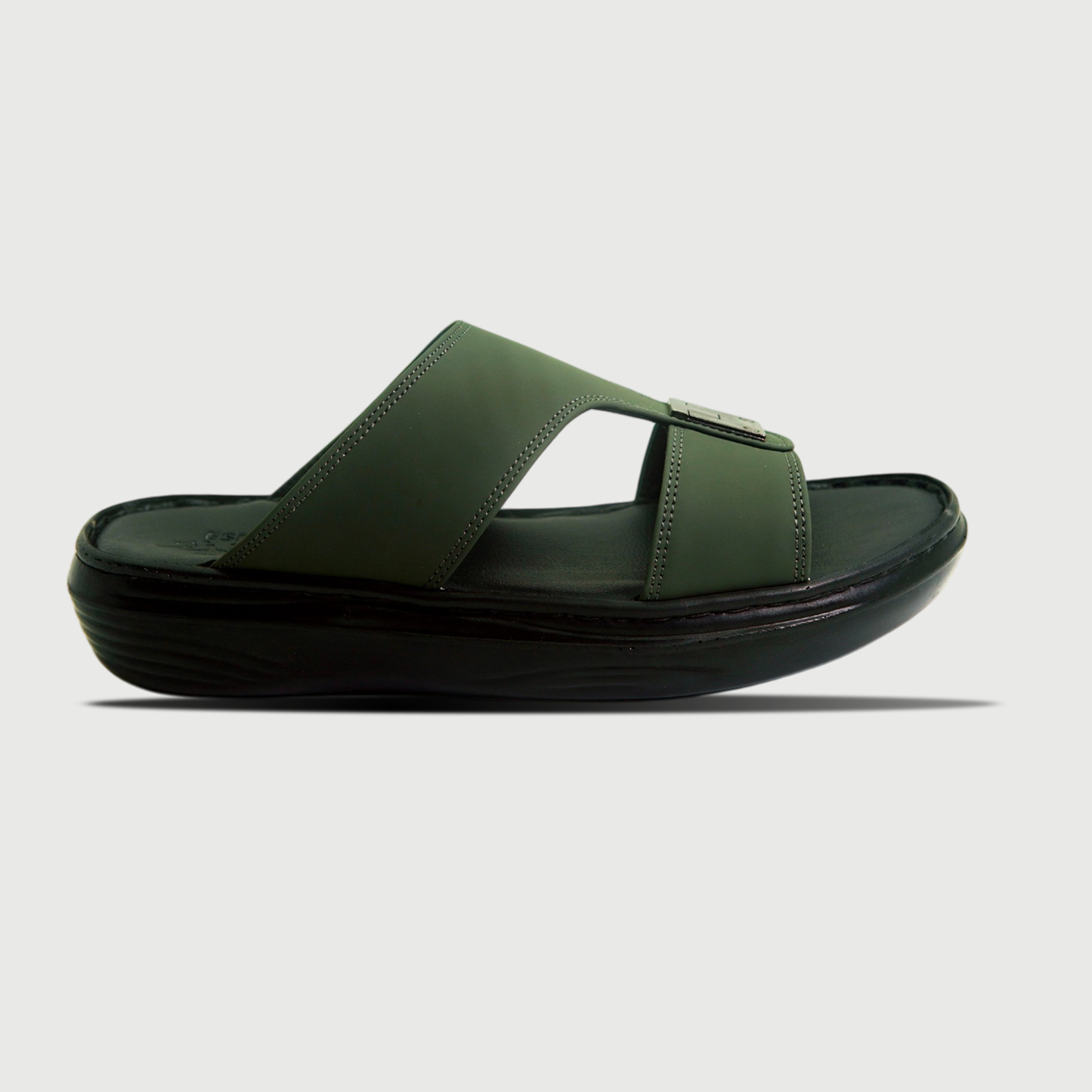 SPENZO - Art.736 "Modern Luxe Slides" - Olive Green