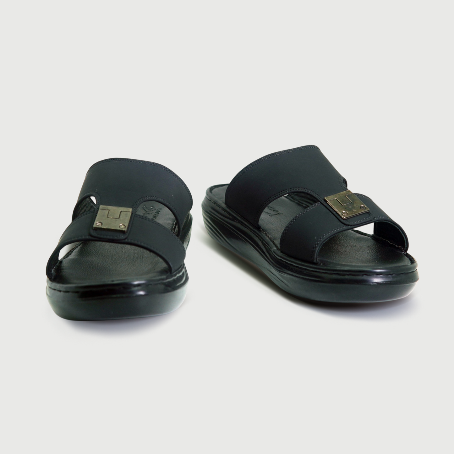 SPENZO - Art.736 "Modern Luxe Slides" - Full Black